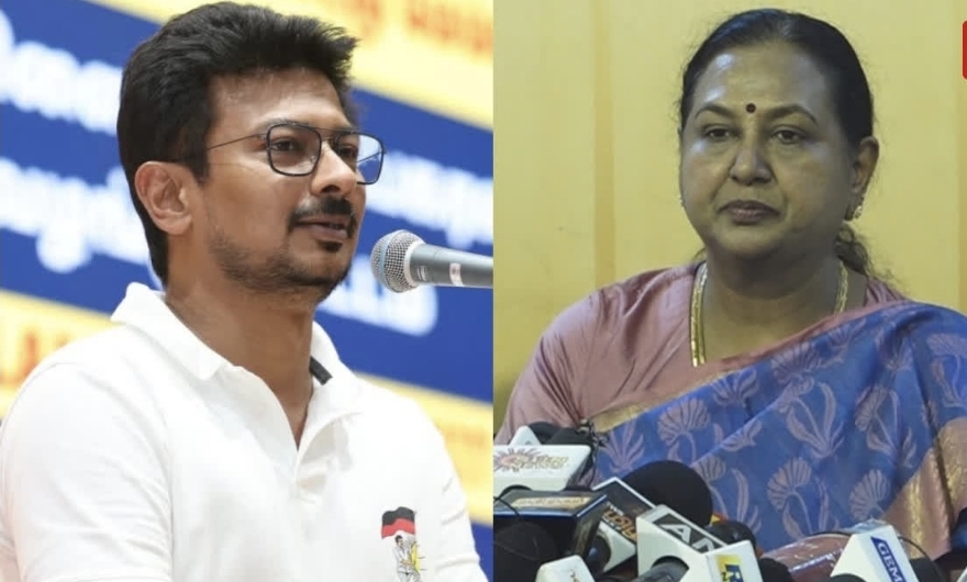 “எந்தப் பெண்ணின் பெயரையாவது குறிப்பிட்டுப் பேசினாரா?” உதயநிதிக்கு ஆதரவாக பிரேமலதா விஜயகாந்த்….!!