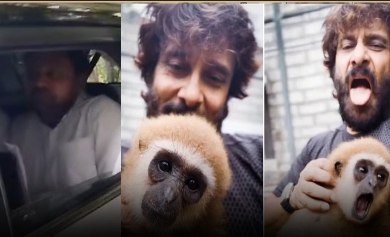 “எங்கிருந்து வாங்குனீங்க?” – விக்ரம் வீடியோ சர்ச்சை…. வனத்துறை அதிரடி விசாரணை….!!