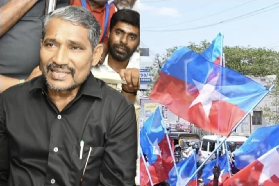 “அமைச்சர் வன்னி அரசுவுக்கு வைத்த பேனர் கிழிப்பு” விழுப்புரத்தில் விசிகவினர் திடீர் சாலை மறியல்…. எகிறும் பிரஷர்….!!