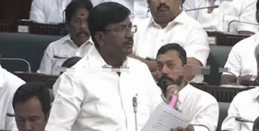 “ஏதோ நாட்டிற்காக போராடிய மாதிரி பேசுறீங்களே?” சட்டப்பேரவையில் பொங்கிய அமைச்சர்…. திமுகவினருக்கு செம ஆப்பு….!!