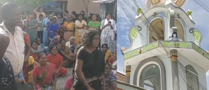 ​”யார் அந்த மர்ம நபர்கள்?” இயேசு கிறிஸ்து சிலையை உடைத்த கொடூரச் செயல்…. சாலை மறியலில் குதித்த பொதுமக்கள்….!!