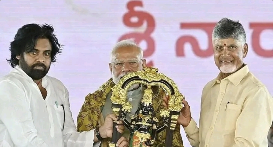 “YSRCP – பாஜக கைகோர்க்கக் கூடாது!” மோடியைப் பாராட்டி பேசி வியூகம் வகுக்கும் சந்திரபாபு நாயுடு….!!