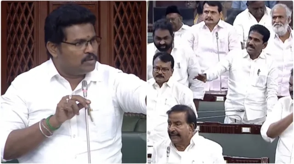 “கடந்த ஆட்சியில் சினிமா, டாஸ்மாக் மூலம் White Money ஊழல்” அமைச்சர் ஆதவ் அர்ஜுனா பேச்சுக்கு திமுகவினர் அமளி….!!