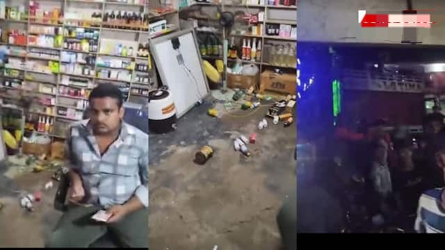 “வெளியே பயங்கர டிஜே சத்தம்…. உள்ளே அலறிய மெடிக்கல் ஷாப்….!” தட்டி கேட்டா கடையை உடைப்பாங்கனு பயம்…. ண்முன்னே நொறுங்கிய பாட்டில்கள்…. கடைய உரிமையாளரின் பரிதாப நிலை….!!!