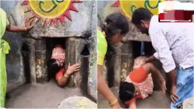 “மீண்டும் அதிரவைக்கும் விபத்து….!” மோட்ச மார்க்கம் சுரங்கத்தில் சிக்கிய பெண்…. உயிருக்குப் போராடிய நெஞ்சை உலுக்கும் காட்சி… இனிமே இதை செய்யாதீங்க….!!!