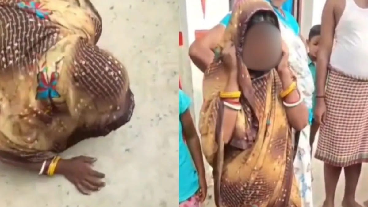 மனசாட்சியே இல்லையா..? “பாலியல் வன்கொடுமை”… ஊரே கூடி பஞ்சாயத்து… பாதிக்கப்பட்ட பெண்ணை தோப்புக்கரணம் போட வைத்து தரையில் எச்சில் துப்பி நக்க வைத்த கொடூரம்… பகீர் வீடியோ….!!!