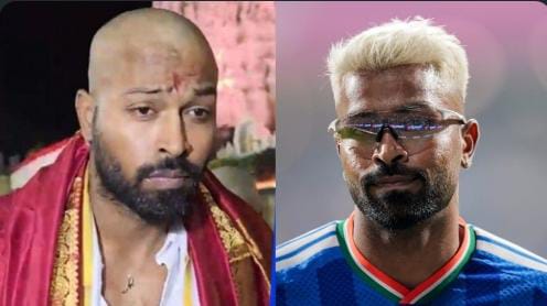 அடேங்கப்பா..! வேற லெவல் லுக்.. புது புது ஹேர் ஸ்டைலில் வலம் வரும் ஹர்திக் பாண்டியாவா இது…? தலையில் மொட்டை அடித்து திருப்பதியில் காதலியுடன் தரிசனம்… இணையத்தில் செம வைரல்..!!