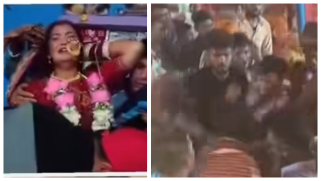 ஒரே நேரத்தில் 7 பேருடன் கள்ளக்காதல்..! “8-வது ஒருத்தன் கூட கல்யாணத்துக்கு ரெடியான பெண்”… மணமேடைக்கு வந்த முன்னாள் காதலர்கள்… அழுது துடித்த மணப்பெண்… வைரலாகும் பகீர் வீடியோ..!