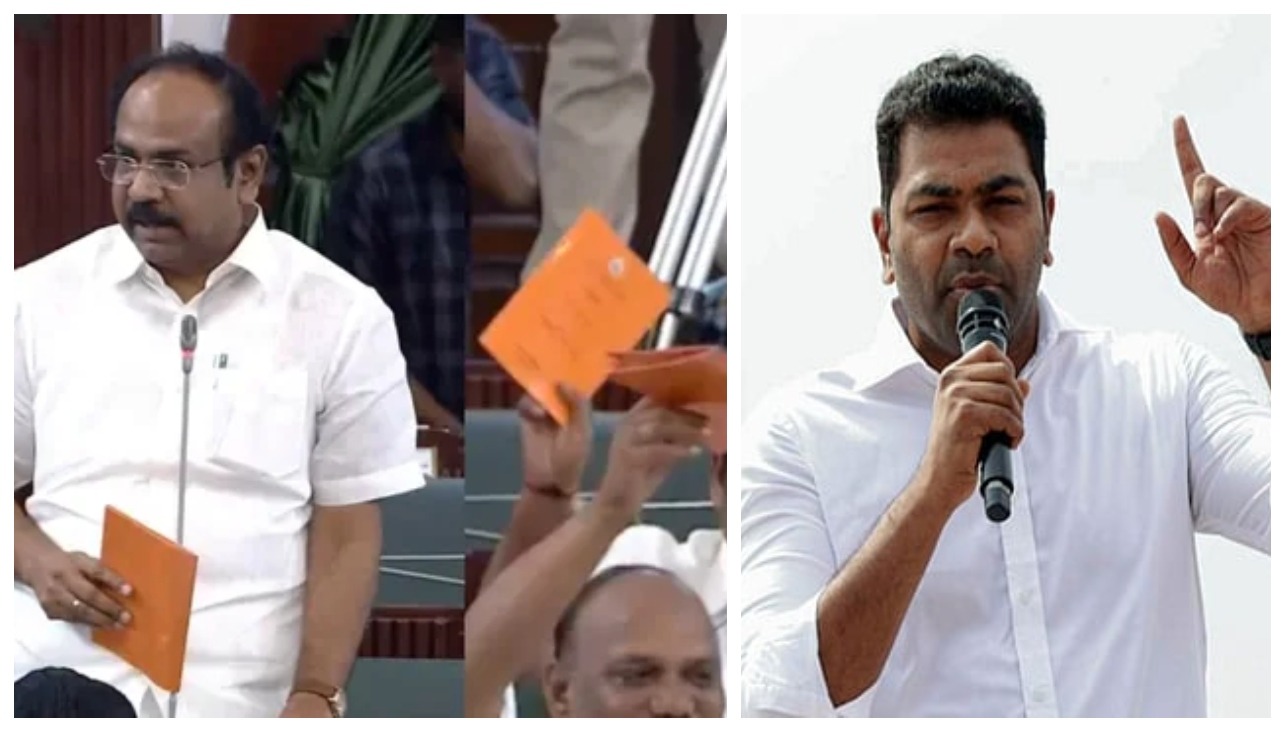 “காவி நிறம்”… காங்கிரஸ் துறை புத்தகத்தில் ஏன் இந்த கலர்… டென்ஷனான தங்கம் தென்னரசு… தேசியக்கொடியின் நிறம் என பதிலடி கொடுத்த அமைச்சர் ஆதவ்.. என்ன நடந்தது..?