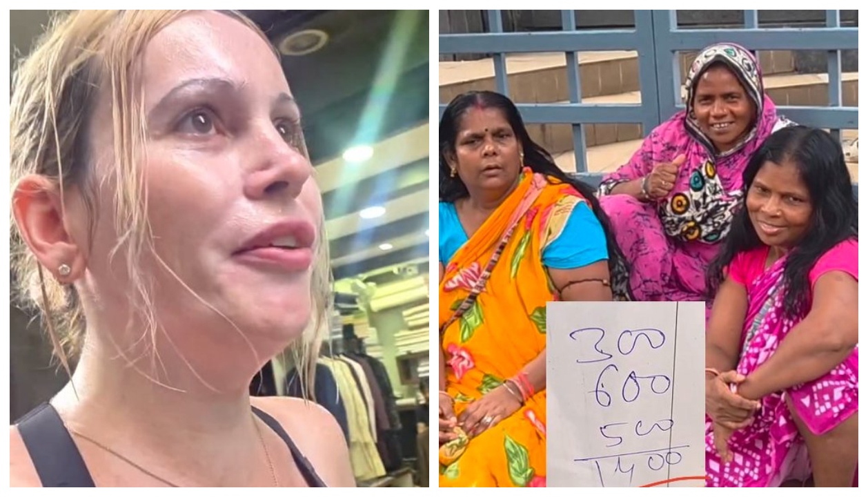 “₹1400 பில் பின்னால் மறைந்திருக்கும் உண்மை!” ரஷ்யப் பெண்ணுக்கு நடந்த பகீர் ஏமாற்று வேலை!” மளிகைக் கடையில் நடந்த அயோக்கியத்தனம்.. காப்பாற்றிய யூடியூபர்…!!”