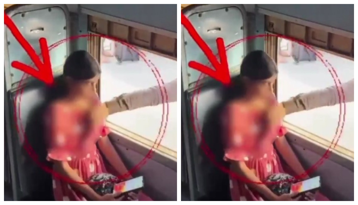 “ரயிலில் ரீல்ஸ் எடுத்த இளம்பெண்!” முகமூடியுடன் வந்த மர்ம நபர்… அவசர ஜன்னல் அருகே நடந்த பகீர் சம்பவத்தால் உறைந்துபோன பயணிகள்..!!”