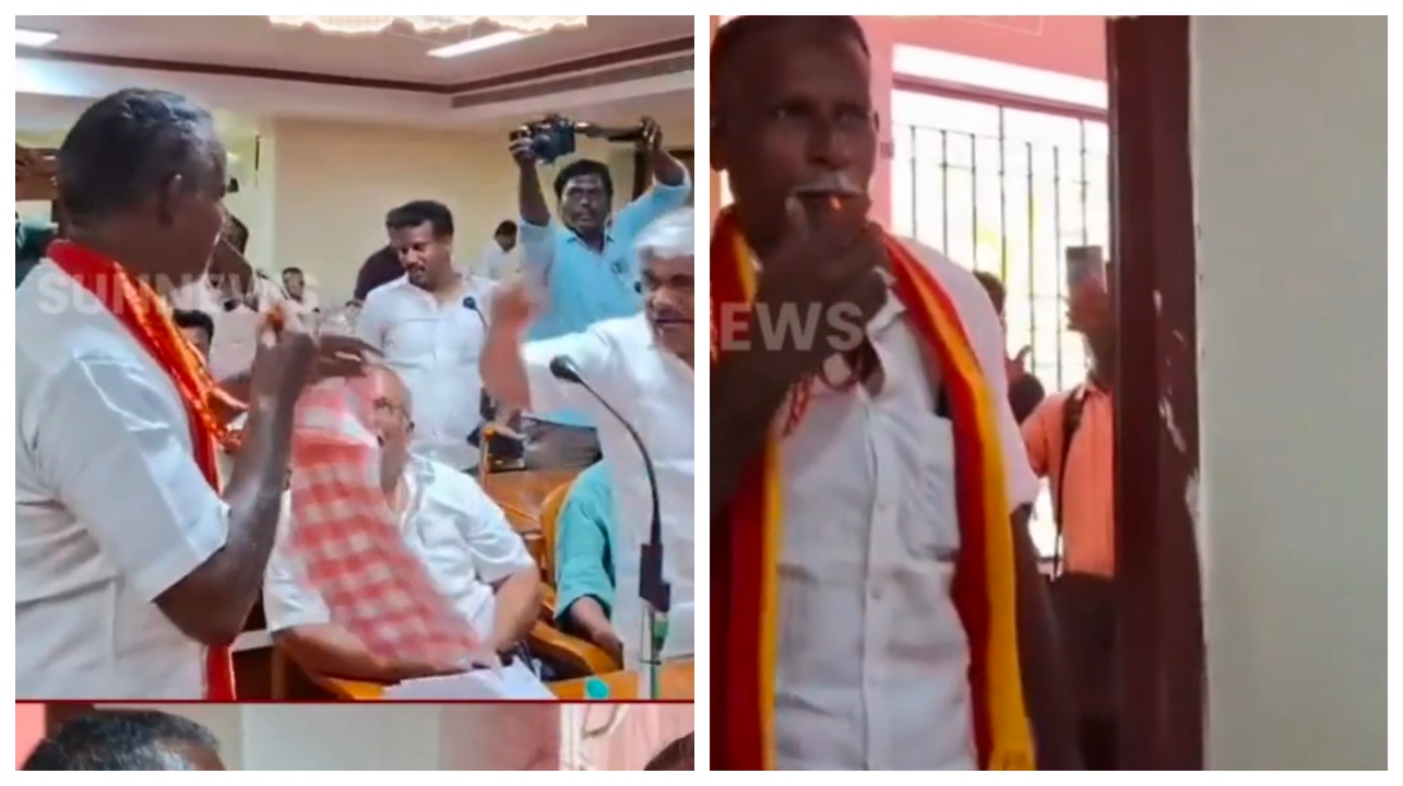 “இது என்ன தியேட்டரா..? மாமன்றத்தில் விசில் அடித்த கவுன்சிலர்… எவ்வளவு சொல்லியும் கேட்கல.. உடனே சஸ்பெண்ட்… வைரலாகும் அதிர்ச்சி வீடியோ..!
