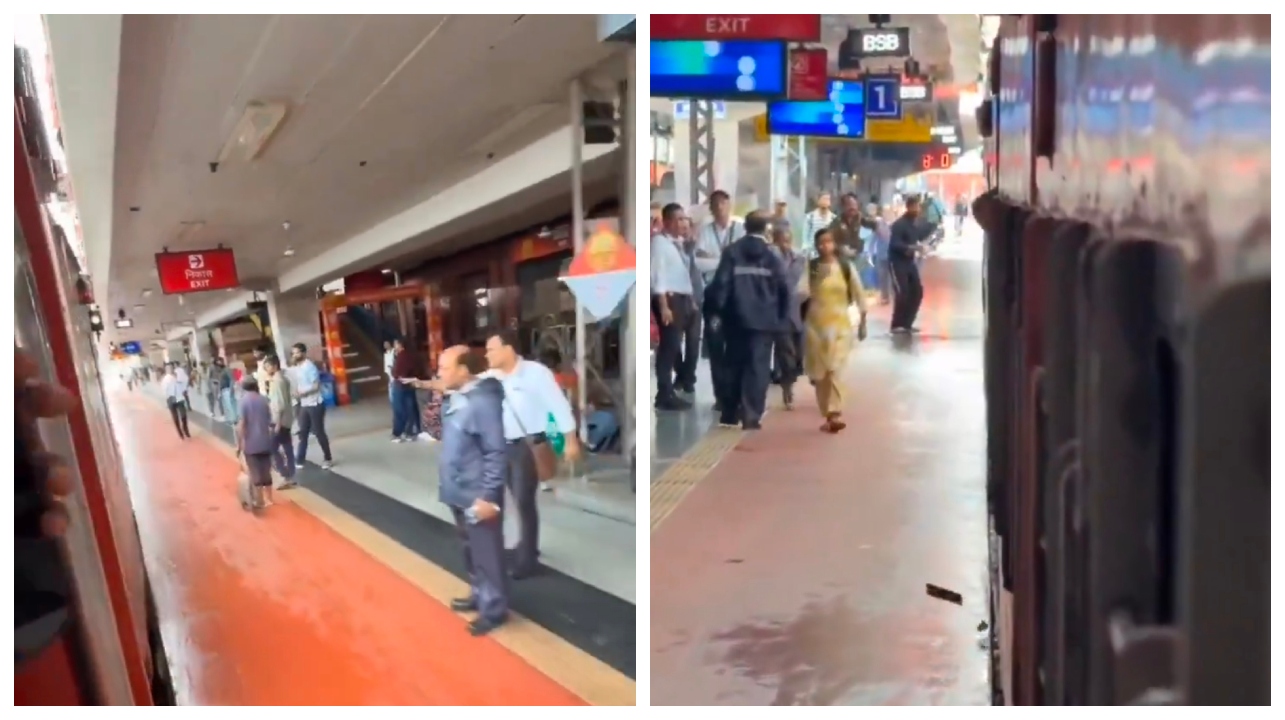 “அடப்பாவமே! லட்ச ரூபாய் ஐபோனுக்கு இப்படி ஒரு முடிவா….?” ஓடும் டிரெயின்ல குதித்து ஏறிய பயணியின்…. பகீர் வீடியோ….!!!