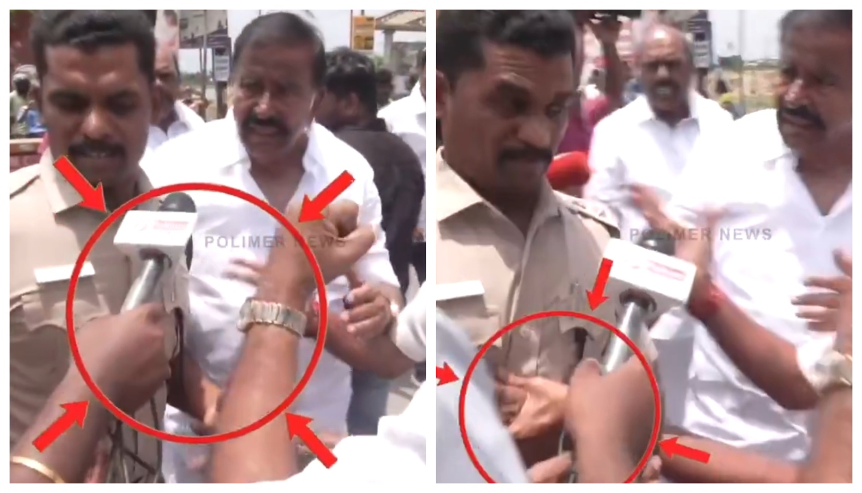 “ஏய்… என்ன போலீஸ் மேல கை வைக்கிற?!” முன்னாள் அமைச்சர்கள் முன்னிலையில் ஐபிஎஸ் அதிகாரி மீது திமுகவினர் தாக்குதல் முயற்சி; பரபரப்பான சூழலில் அதிரடித் திருப்பம்..!!”