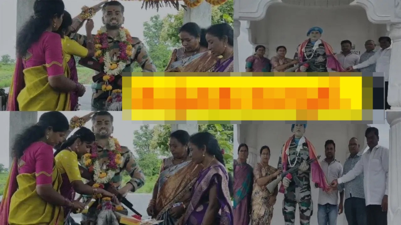 “பாக்கும்போதே கண்கலங்குதே!”.. உயிரைவிட்ட தம்பியின் விக்கிரகத்திற்கு ராக்கி… நெஞ்சை உருக்கும் வைரல் வீடியோ..!!!