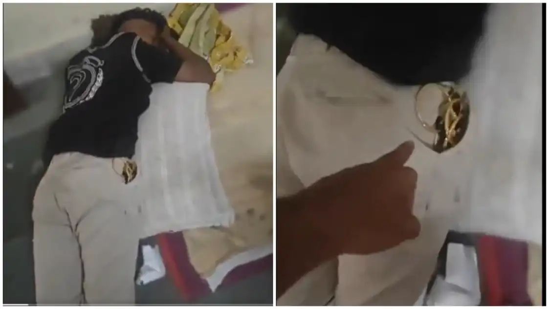 “அட கிறுக்கா….!” நகையைத் திருடி பாக்கெட்டில் வச்சுட்டு…. அதே வீட்டில் திருடன் செய்த அந்த லூட்டி…. உரிமையாளர்கள் செய்த செம பிளான்…. வைரல் வீடியோ….!!