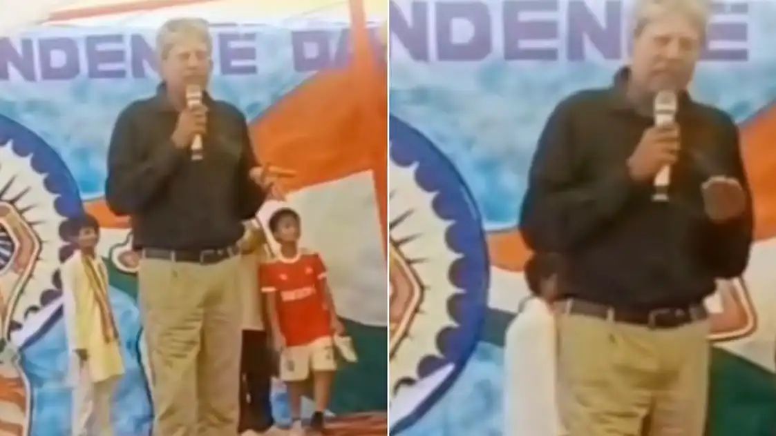 “ஃபோட்டோ எடுக்க மட்டும் தான் என்னை கூப்பிடீங்களா….?” சுதந்திர தின விழாவில் மைக்கை பிடித்து கொந்தளித்த கிரிக்கெட் ஜாம்பவான்…. அதிர்ச்சியில் உறைந்த மாணவர்கள்…. வைரல் வீடியோ….!!