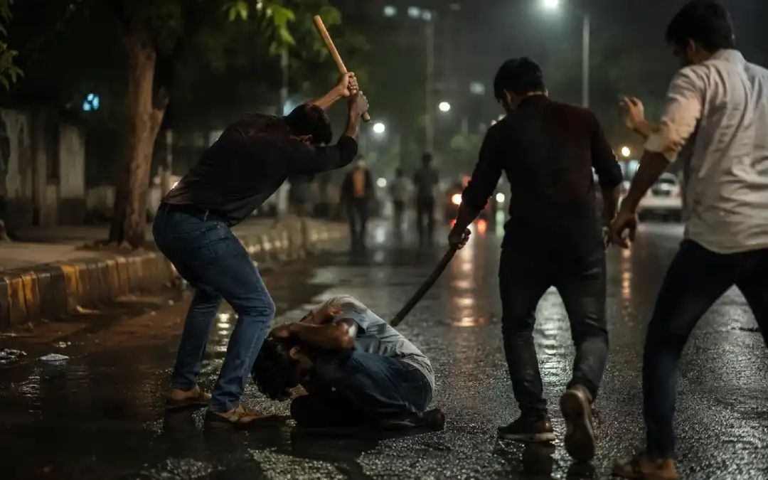 “பகீர் சம்பவம்! என் பொண்டாட்டியைஏன் பார்த்தே….?” நடுரோட்டில் ரத்தக் களரி…. ஓட ஓட விரட்டி வெட்டிய சிறுவர் கும்பல்…. ஒரே ஒரு பார்வை…‌. இளைஞருக்கு நேர்ந்த கொடூர கதி….!!!