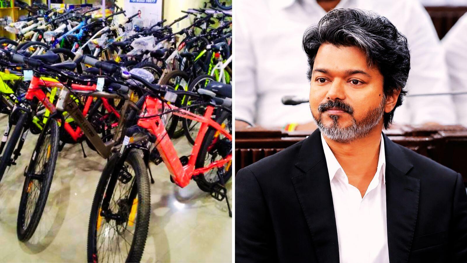அரசு பள்ளி சைக்கிள் திட்டத்தில் அதிரடி மாற்றம்.. 11-ஆம் வகுப்பு மாணவர்களுக்கு இனி இதுவும் இலவசமா? மாணவர்களுக்கு சர்ப்ரைஸ் கொடுத்த முதல்வர் விஜய்…!!