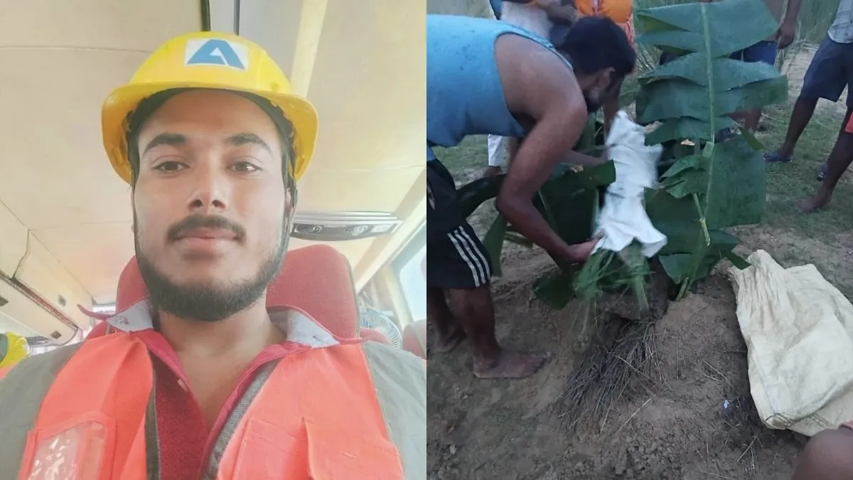 “என் கணவர் திரும்பி வருவார்” என காத்திருந்த மனைவி… 7 நாட்கள் கடந்தும் உடல் கிடைக்காததால் சோகம்… புல்லால் உருவம் செய்து இறுதிச்சடங்கு செய்த தந்தை…!!!
