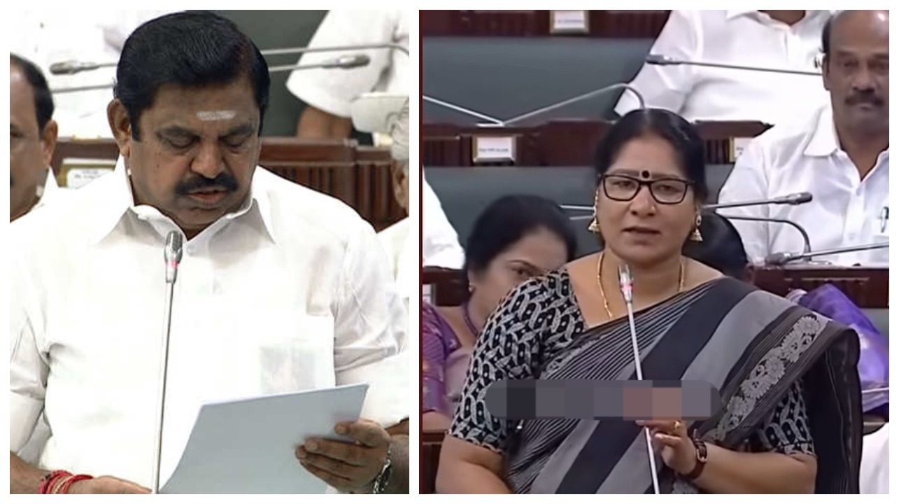 பெண்களுக்கு மட்டும் தான் கற்பு இருக்கா..? “ஆண்களுக்கு கற்பு இல்லையா”… இபிஎஸ் சொன்ன வார்த்தையால் டென்ஷனான சிபிஎம் எம்எல்ஏ லதா… சட்டசபையில் அனல் பறந்த பேச்சு.. என்ன நடந்தது..?