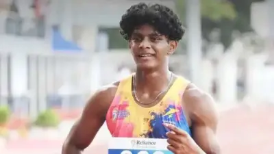 “ஒரே நாளில் 2 முறை சாதனைத் தூள்….!” 100 மீட்டர் ஓட்டத்தில் புயல் வேகத்தில் ஓடி தங்கம் வென்ற தமிழக வீரன்…. யார் இந்த நீல் சாம்ராஜ்….??