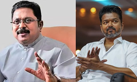 “தூயசக்தி என சொல்லிக்கொள்ளும் நாசகாரசக்தி தவெக” எழுதிக் கொடுத்ததை படிக்கவே சிரமப்படுகிறார்கள்…. டிடிவி தினகரன் கிண்டல்….!!