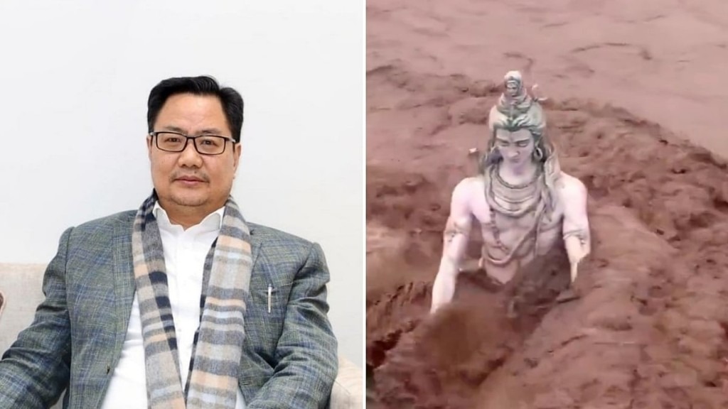 “சிலைகளை அழிக்கும் எல்லாப் புகழும்”… 900 பேரை பலிகொண்ட நேபாள வெள்ளம்… பேரழிவிலும் மதவெறியை காட்டிய நபர்… தண்ணீரில் அடித்து செல்லப்பட்ட சிவன் சிலையை வைத்து… வீடியோவை வெளியிட்டு மத்திய அமைச்சர் பதிலடி..!