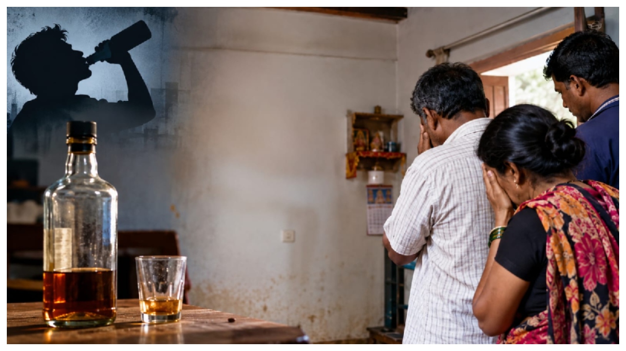 “தினமும் குடிச்சுட்டு வந்து அடிச்சு வதைச்சவனை நாங்களே முடிச்சுட்டோம்ப்பா!” போதை மகனைக் கொன்று தற்கொலை நாடகமாடிய பெற்றோர்… திக் திக் சம்பவம்..!!!