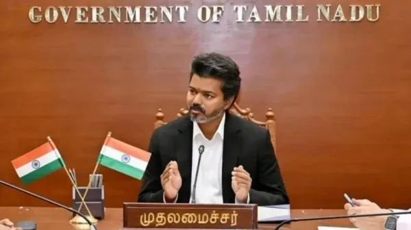 “யார் யாருக்கு என்ன துறை? அமைச்சரவையில் அதிரடி நீக்கம் & மெகா மாற்றம்!” – முதல்வர் விஜய் எடுத்த அதிரடி முடிவால் உறைந்துபோன அமைச்சர்கள்…!!”
