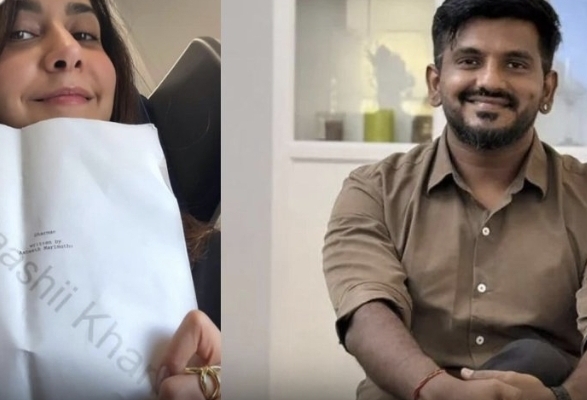 ​”டைரக்டர் செம ஸ்ட்ரிக்ட் பா”…. ராஷி கண்ணாவின் செல்லக் கோபம்…. அஸ்வத் மாரிமுத்து அளித்த மாஸ் பதில்….!!