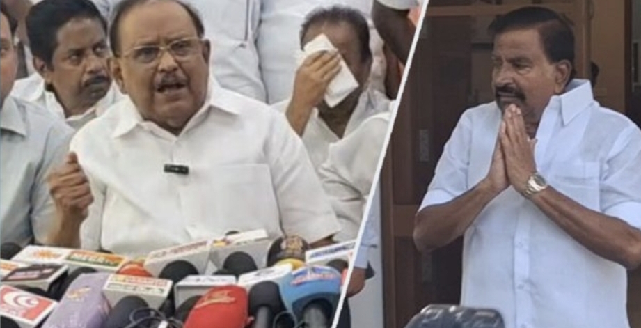 “எத்தனை முறை தான் சோதனை செய்வாங்க” நேரு வீட்ட தண்ணீர் ஊற்றி கழுவி கொடுத்துடுவாங்க…. முன்னாள் அமைச்சர் ரகுபதி கிண்டல்….!!