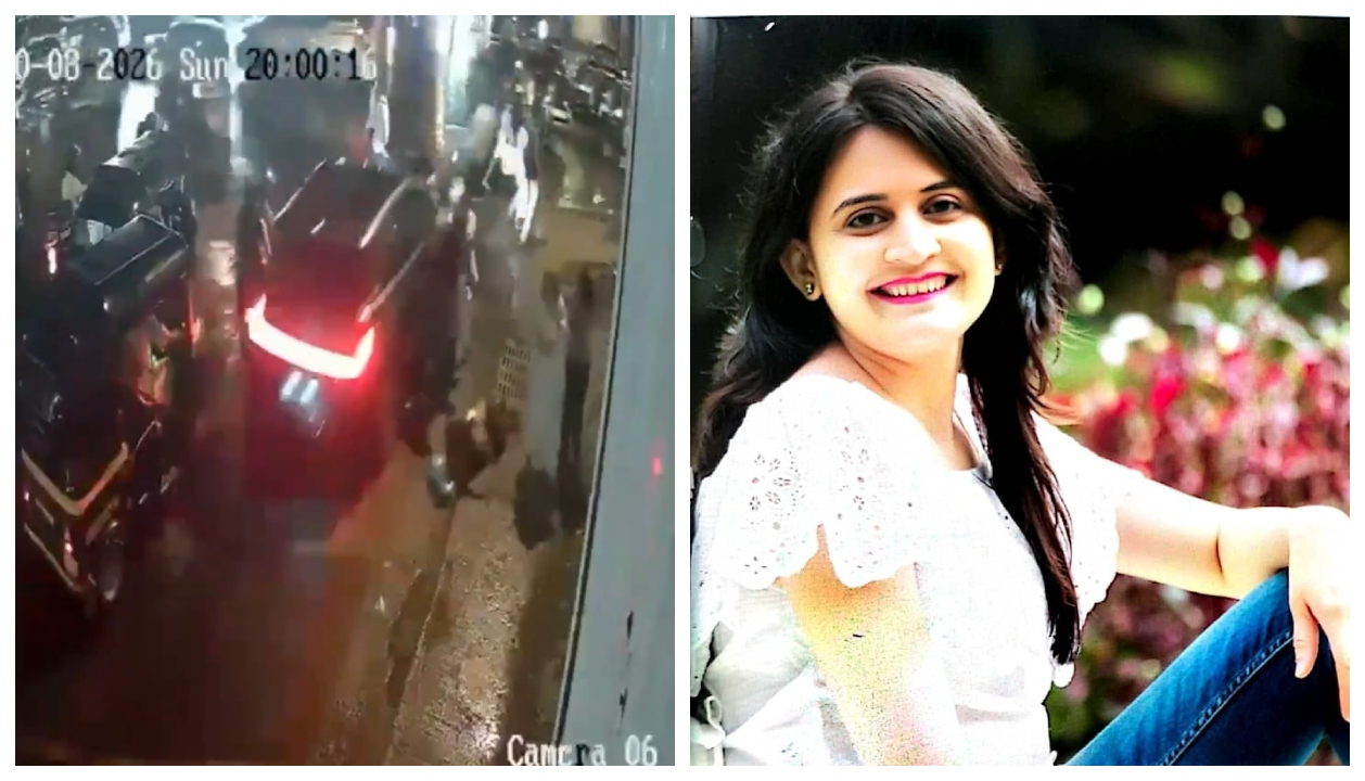 “இரண்டு குழந்தைகளின் தாயைப் பறித்த கோர விபத்து!” சிக்னலில் நின்ற வாகனங்களை நசுக்கிய கார்… பதைபதைக்க வைக்கும் சிசிடிவி காட்சி…!!”