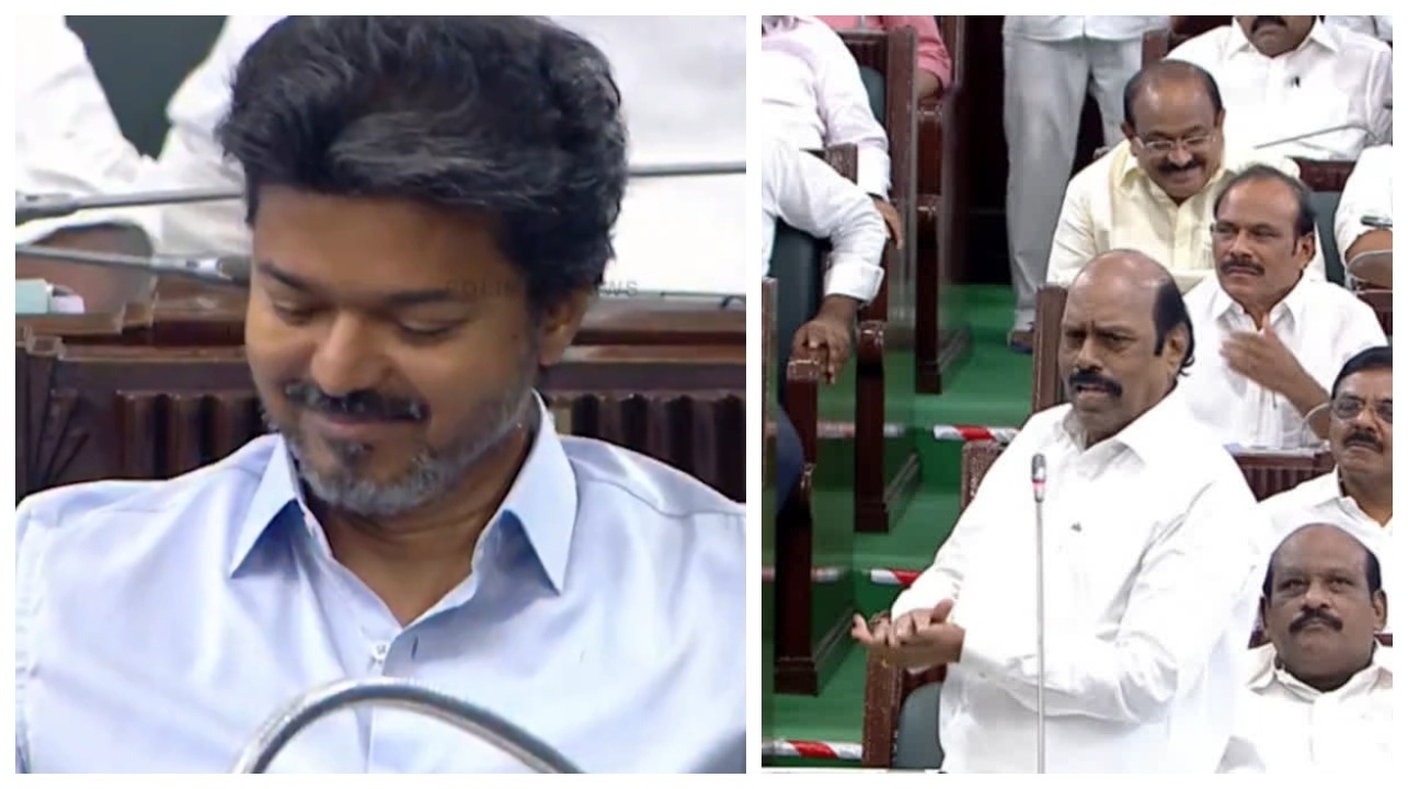எங்க ஆட்சி சரியில்லன்னு தான் நாங்க இங்க உக்காந்து இருக்கோம்…! “சட்டுனு வார்த்தையை விட்ட எ.வ. வேலு”… சி.எம் விஜயின் திடீர் ரியாக்ஷன்… ஆனா பாய்ண்டை புடிச்சுட்டாருபா… அப்படி என்னதான் நடந்தது..?